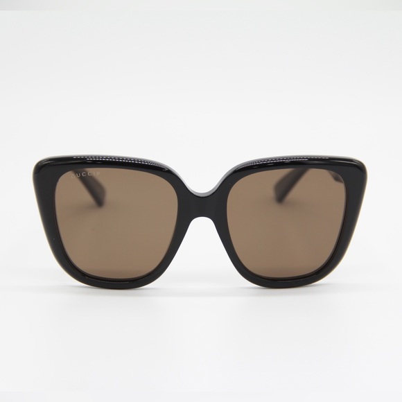 NEW GUCCI GG1169S 001 WOMEN BLACK BROWN SUNGLASSES - Picture 5 of 15